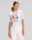 Sport Viola T.Shirt Kadın Beyaz Regular Fit Tişört