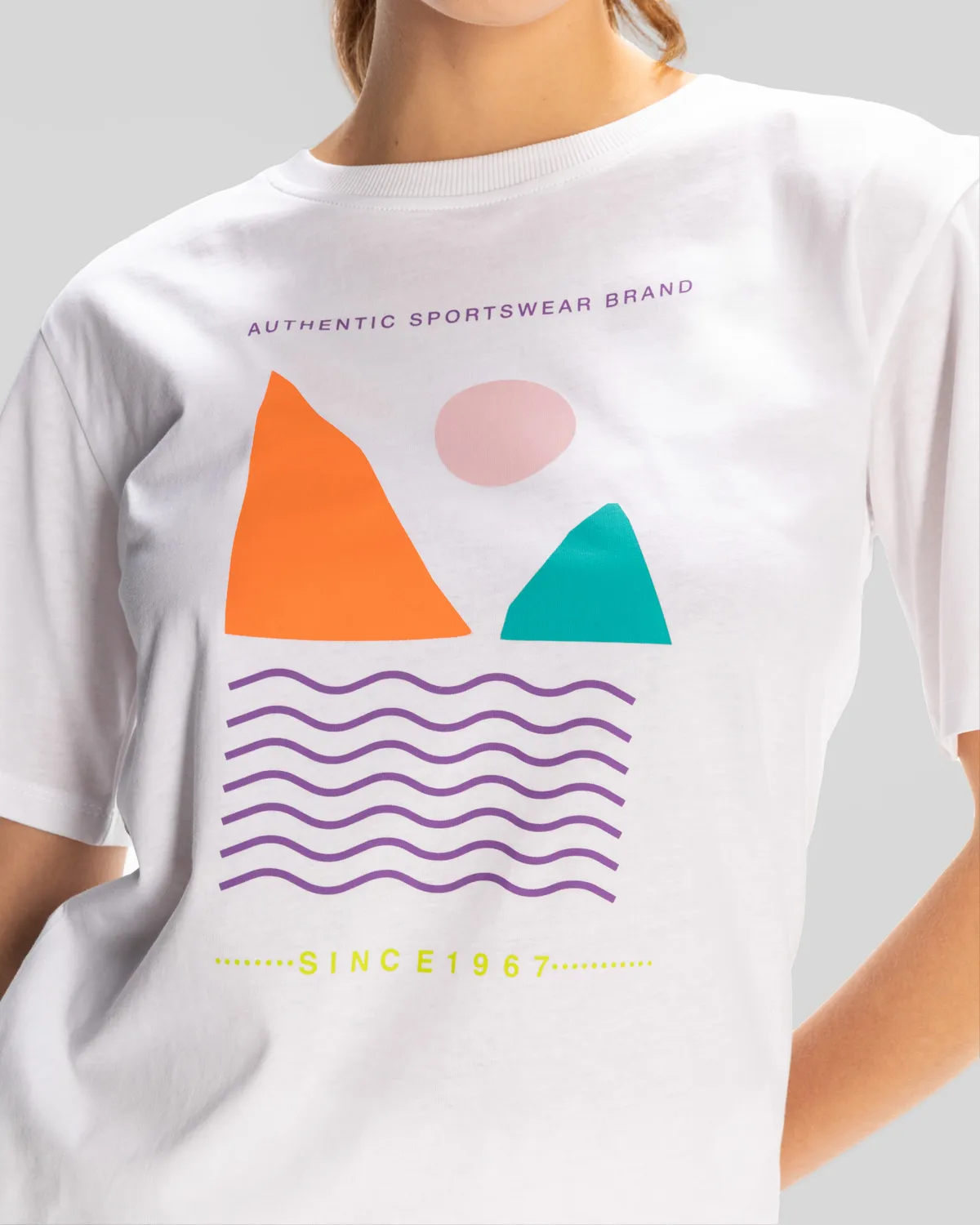 Beyaz Sport Viola T.Shirt Kadın Beyaz Regular Fit Tişört