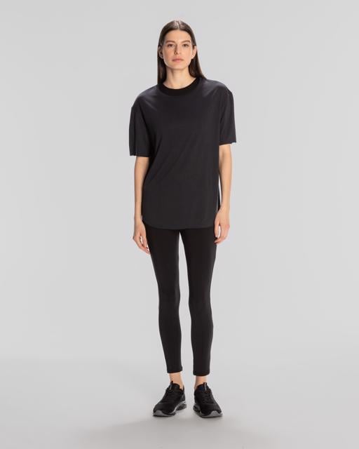 Siyah Elsie Kadın Siyah Regular Fit Tişört - KAPPA® Türkiye