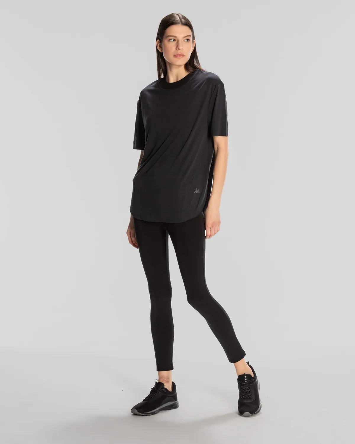 Siyah Elsie Kadın Siyah Regular Fit Tişört