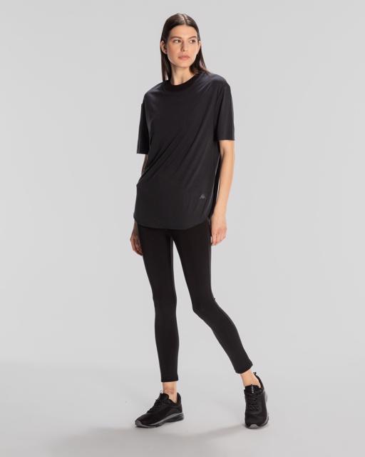 Siyah Elsie Kadın Siyah Regular Fit Tişört - KAPPA® Türkiye