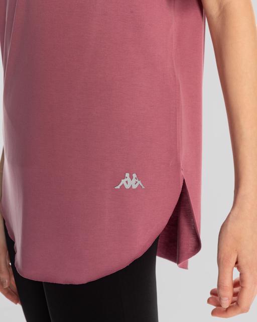 Pembe Elsie Kadın Gül Kurusu Regular Fit Tişört - KAPPA® Türkiye