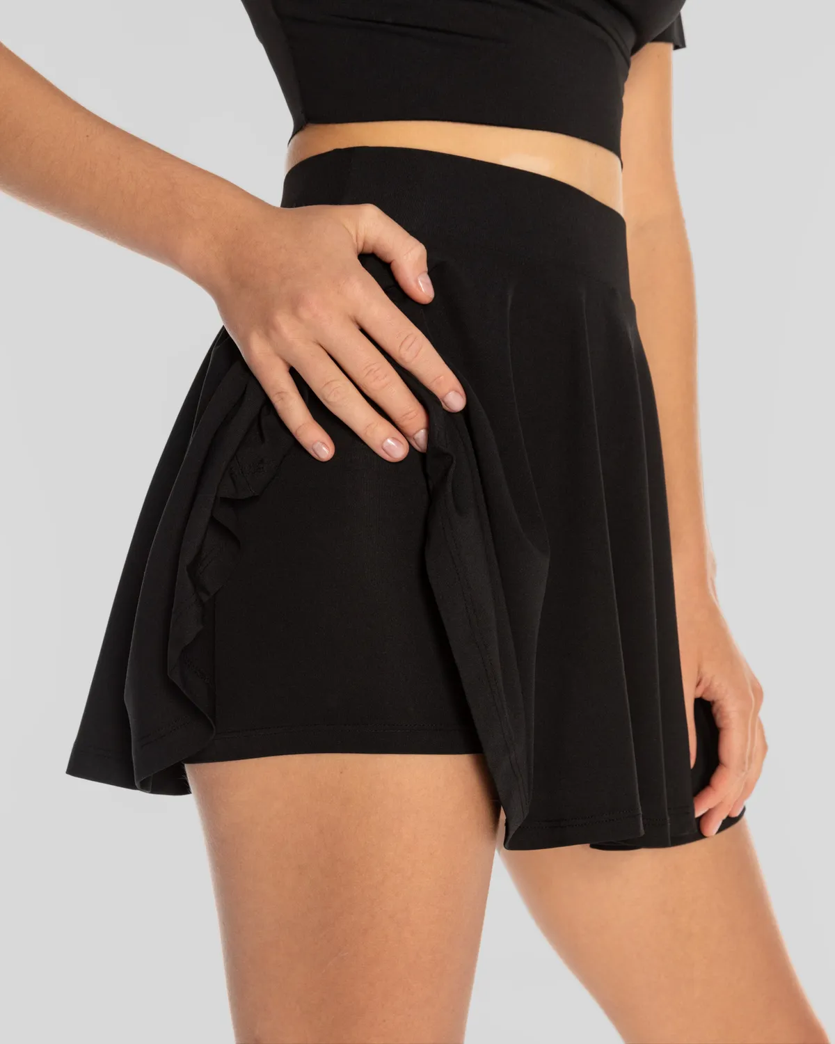 Siyah Emma Short-Etek Kadın Siyah Regular Şort Etek