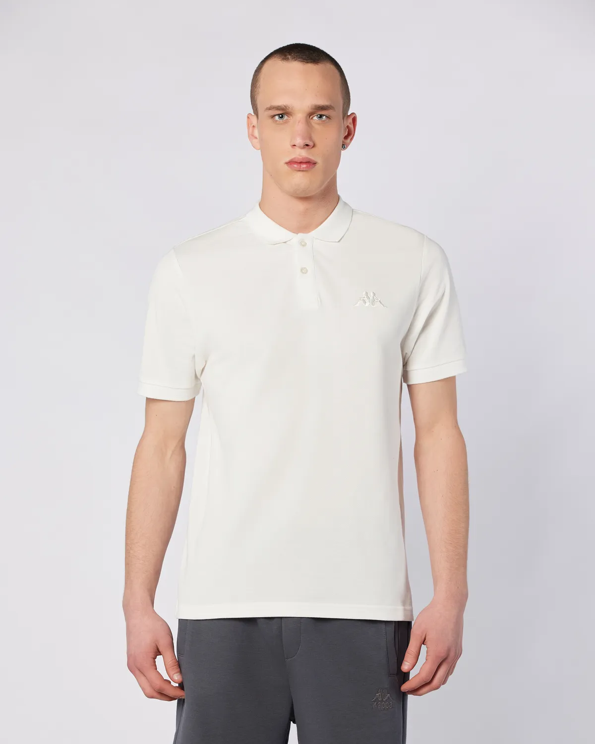 Beyaz Authentic Ferior Erkek Beyaz Regular Fit Polo Yaka Tişört