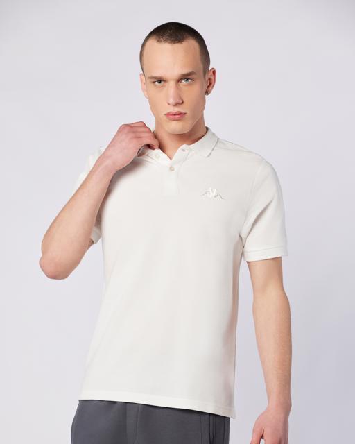 Beyaz Authentic Ferior Erkek Beyaz Regular Fit Polo Yaka Tişört - KAPPA® Türkiye