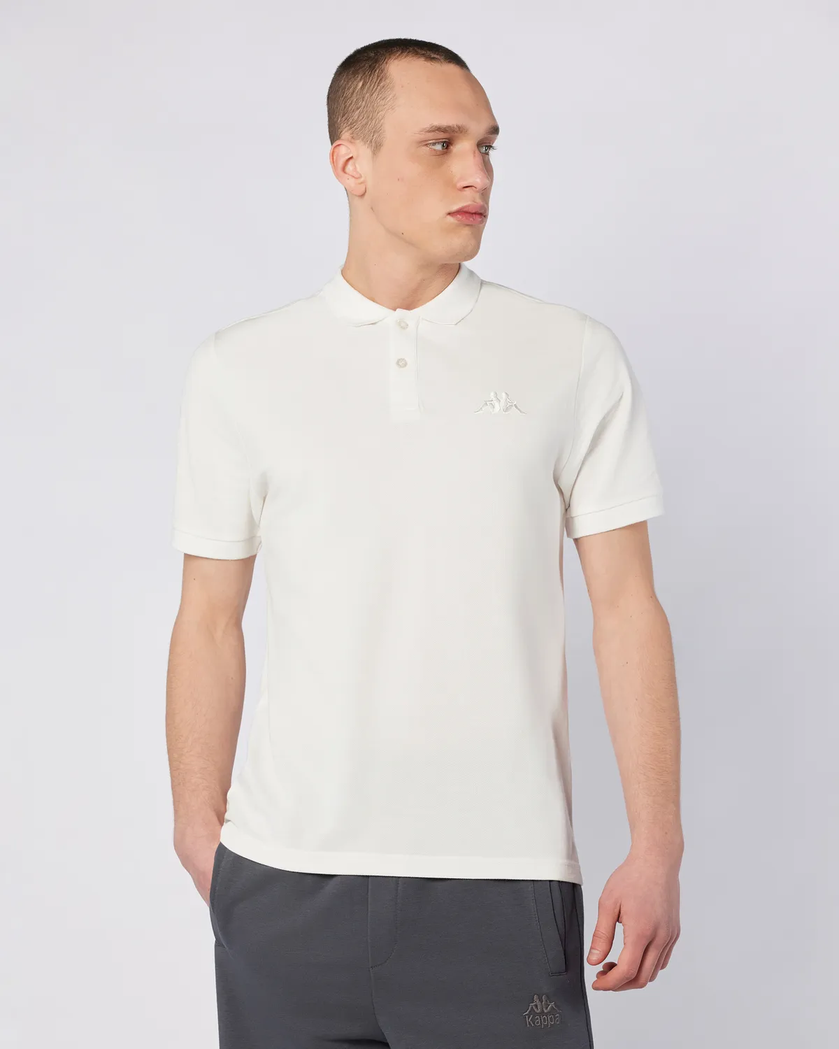 Beyaz Authentic Ferior Erkek Beyaz Regular Fit Polo Yaka Tişört