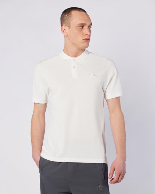 Beyaz Authentic Ferior Erkek Beyaz Regular Fit Polo Yaka Tişört - KAPPA® Türkiye