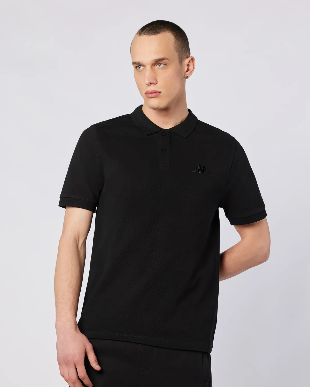 Siyah Authentic Ferior Erkek Siyah Regular Fit Polo Yaka Tişört