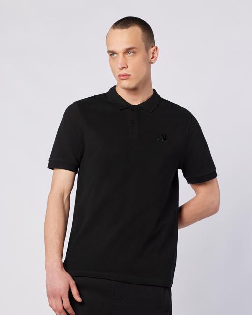 Siyah Authentic Ferior Erkek Siyah Regular Fit Polo Yaka Tişört - KAPPA® Türkiye