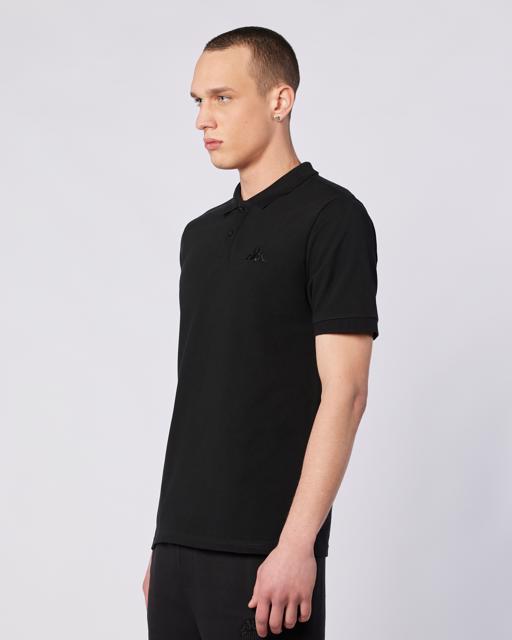 Siyah Authentic Ferior Erkek Siyah Regular Fit Polo Yaka Tişört - KAPPA® Türkiye