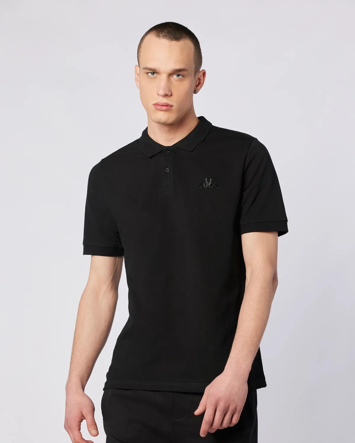 Siyah Authentic Ferior Erkek Siyah Regular Fit Polo Yaka Tişört