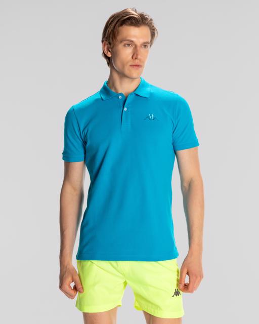 Mavi Authentic Ferior Erkek Mavi Regular Fit Polo Yaka Tişört - KAPPA® Türkiye