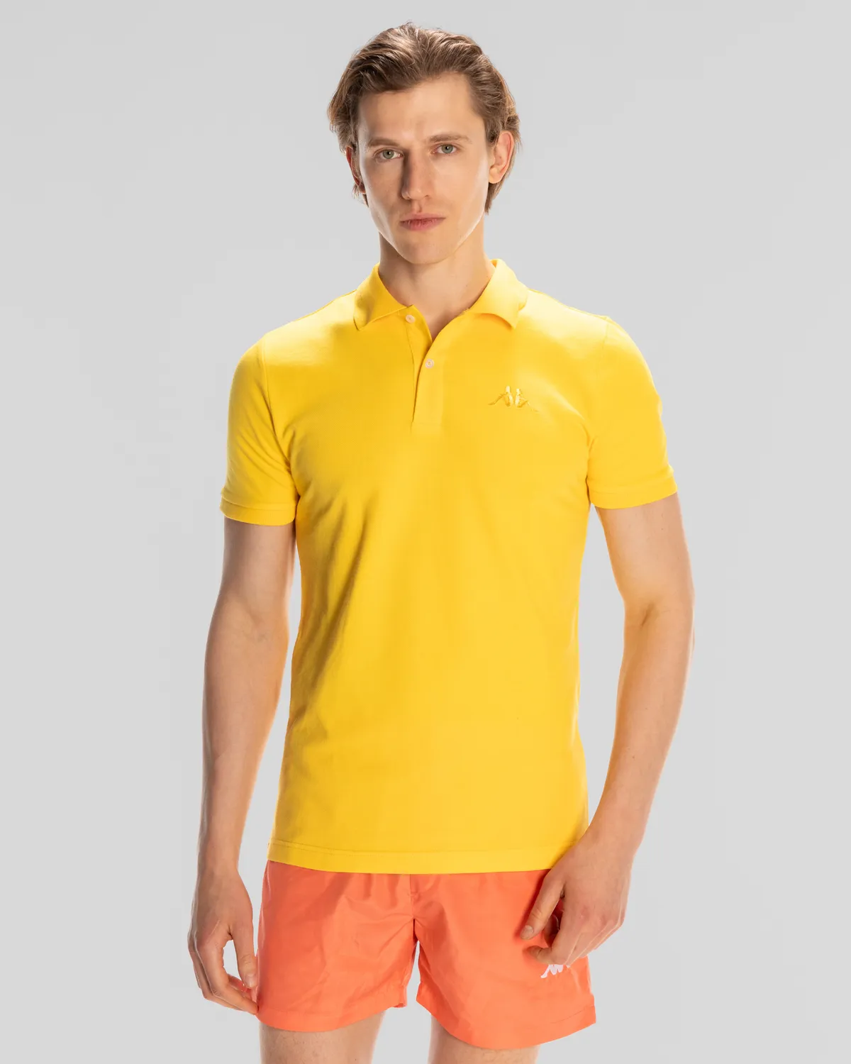 Sarı Authentic Ferior Erkek Sarı Regular Fit Polo Yaka Tişört