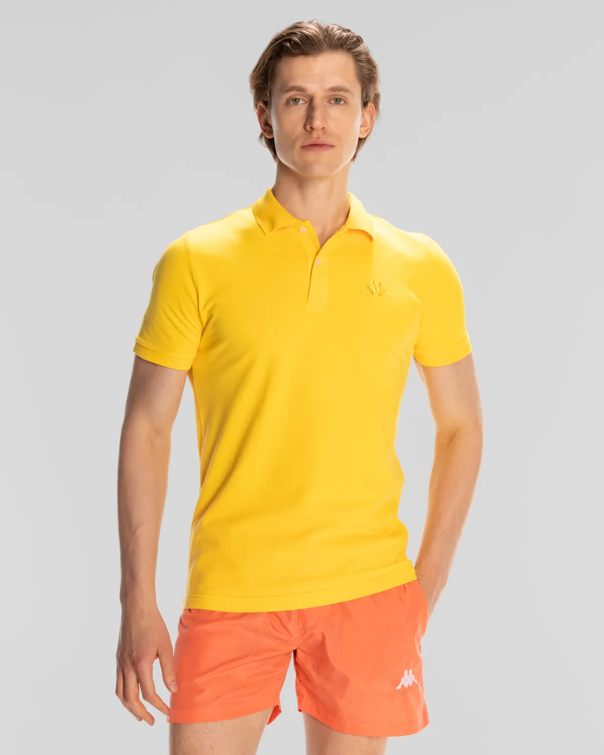 Sarı Authentic Ferior Erkek Sarı Regular Fit Polo Yaka Tişört