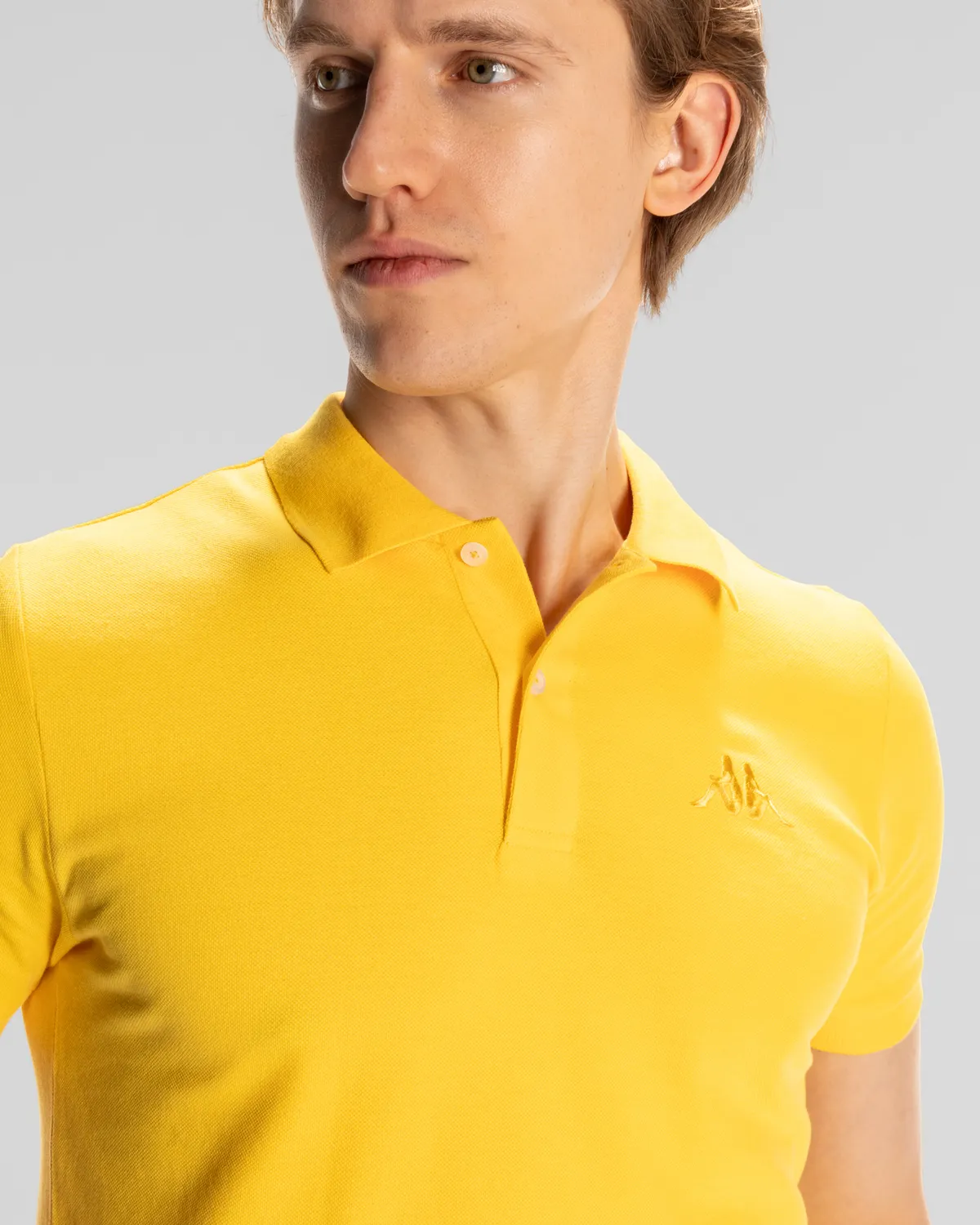 Sarı Authentic Ferior Erkek Sarı Regular Fit Polo Yaka Tişört