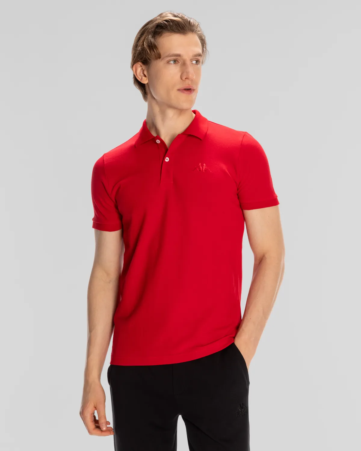 Kırmızı Authentic Ferior Erkek Kırmızı Regular Fit Polo Yaka Tişört