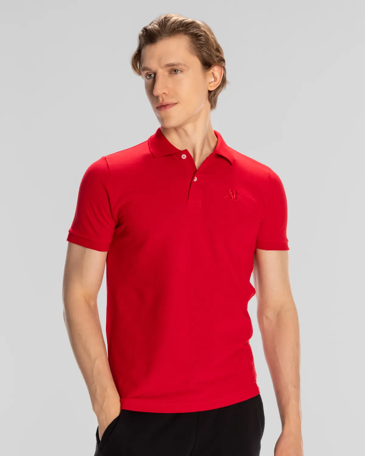 Kırmızı Authentic Ferior Erkek Kırmızı Regular Fit Polo Yaka Tişört