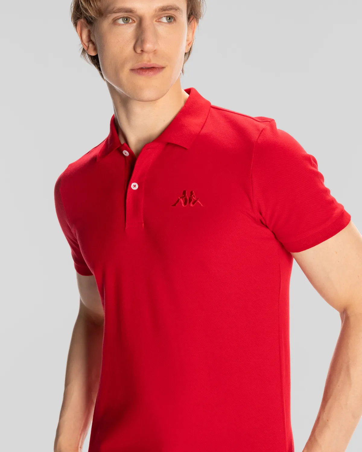 Kırmızı Authentic Ferior Erkek Kırmızı Regular Fit Polo Yaka Tişört