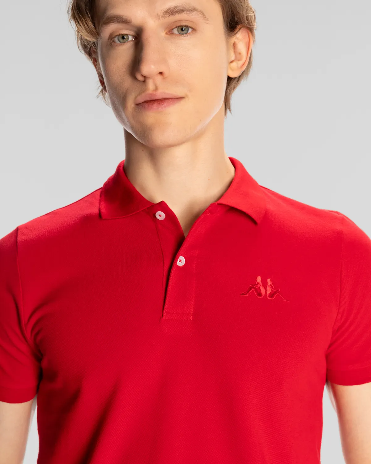 Kırmızı Authentic Ferior Erkek Kırmızı Regular Fit Polo Yaka Tişört