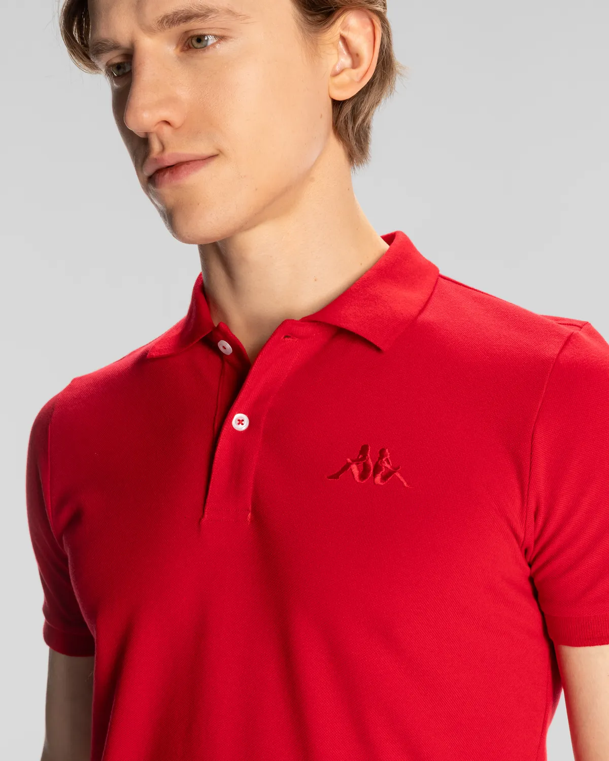 Kırmızı Authentic Ferior Erkek Kırmızı Regular Fit Polo Yaka Tişört