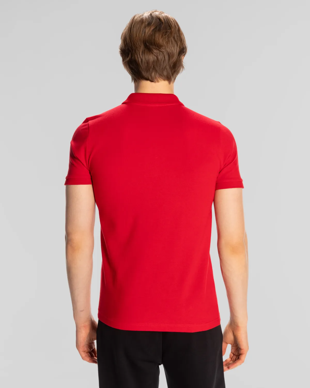 Kırmızı Authentic Ferior Erkek Kırmızı Regular Fit Polo Yaka Tişört