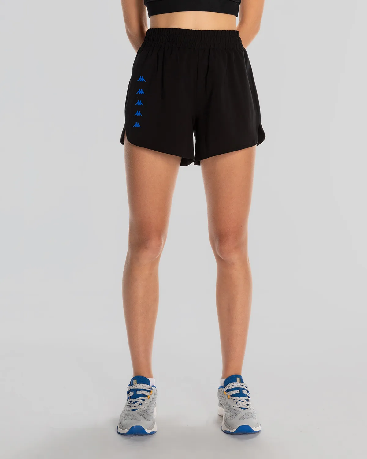 Siyah Survivor Woman Short 1 Kadın Siyah-Mavi Regular Fit Performance Şort