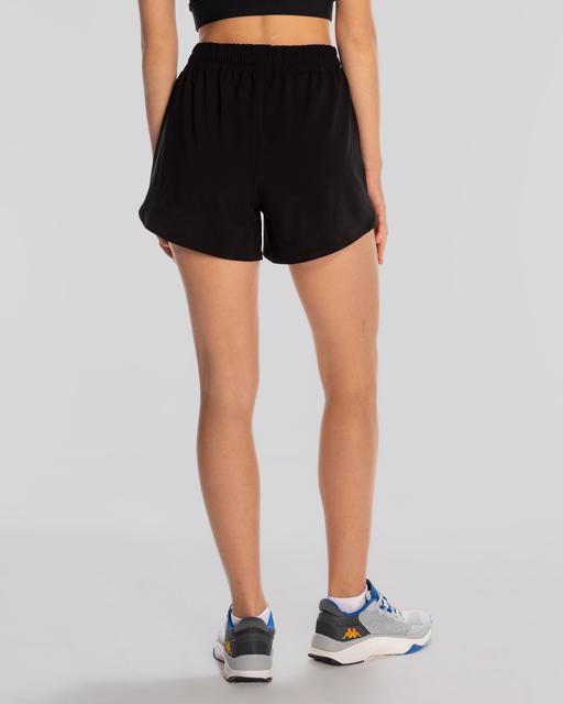 Siyah Survivor Woman Short 1 Kadın Siyah-Mavi Regular Fit Performance Şort - KAPPA® Türkiye