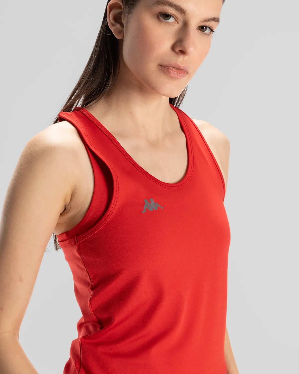 Kırmızı Survivor Woman Tank 3 Kadın Kırmızı Slim Fit Atlet