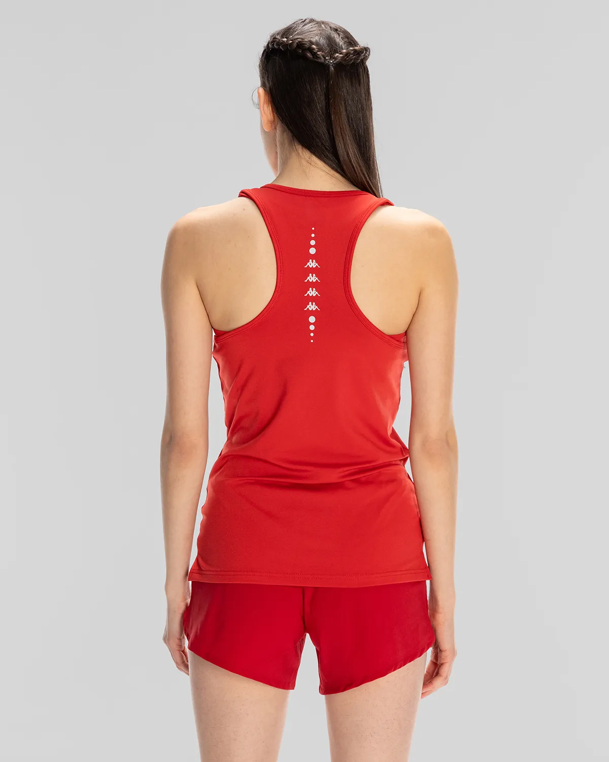 Kırmızı Survivor Woman Tank 3 Kadın Kırmızı Slim Fit Atlet