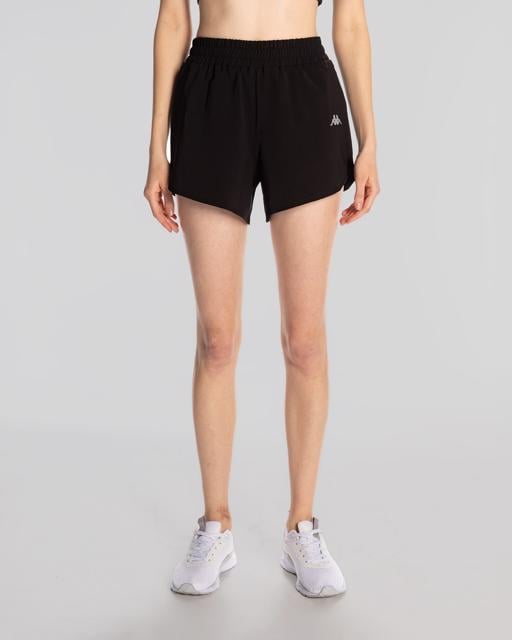 Siyah Survivor Woman Short 2 Kadın Siyah Regular Performance Şort - KAPPA® Türkiye