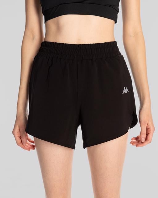 Siyah Survivor Woman Short 2 Kadın Siyah Regular Performance Şort - KAPPA® Türkiye
