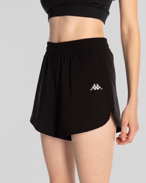 Siyah Survivor Woman Short 2 Kadın Siyah Regular Performance Şort - KAPPA® Türkiye