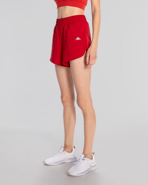 Kırmızı Survivor Woman Short 2 Kadın Kırmızı Regular Fit Performance Şort - KAPPA® Türkiye