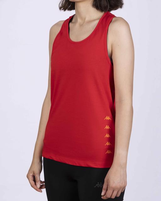 Kırmızı Survivor Woman Tank 2 Kadın Kırmızı-Turuncu Regular Fit Atlet - KAPPA® Türkiye