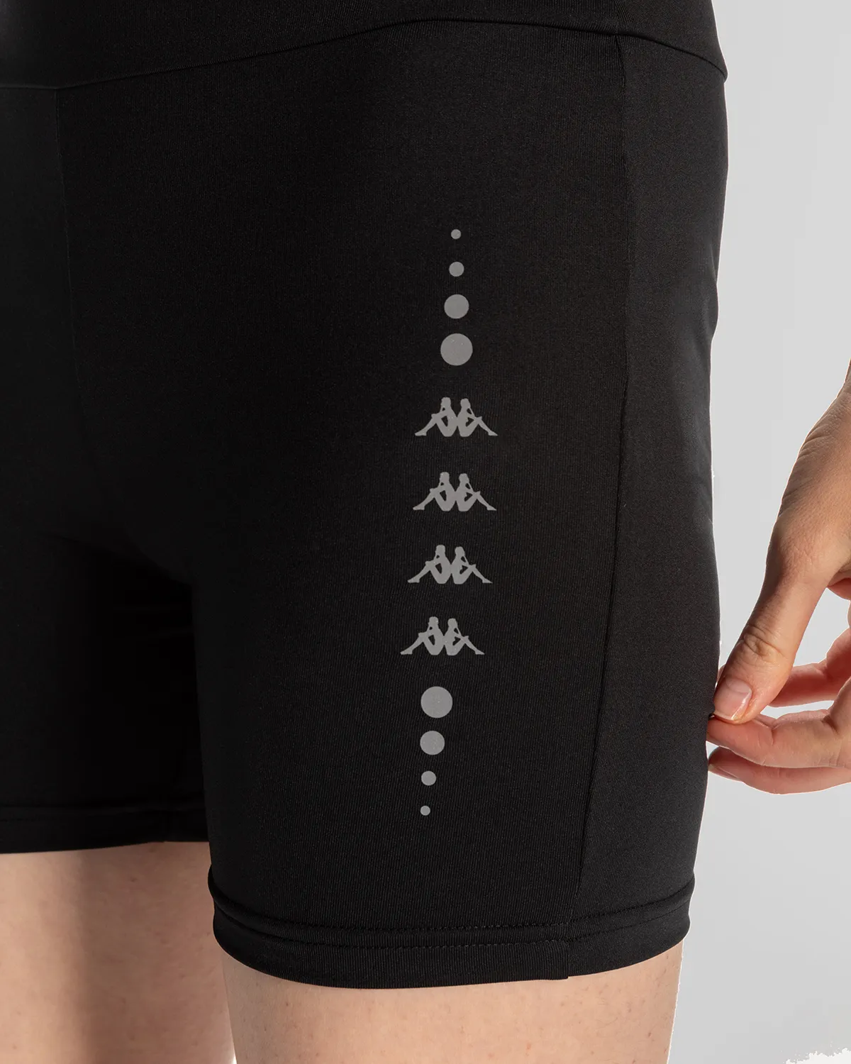 Siyah Survivor Woman Biker Tight Kadın Siyah Regular Fit Biker Tayt