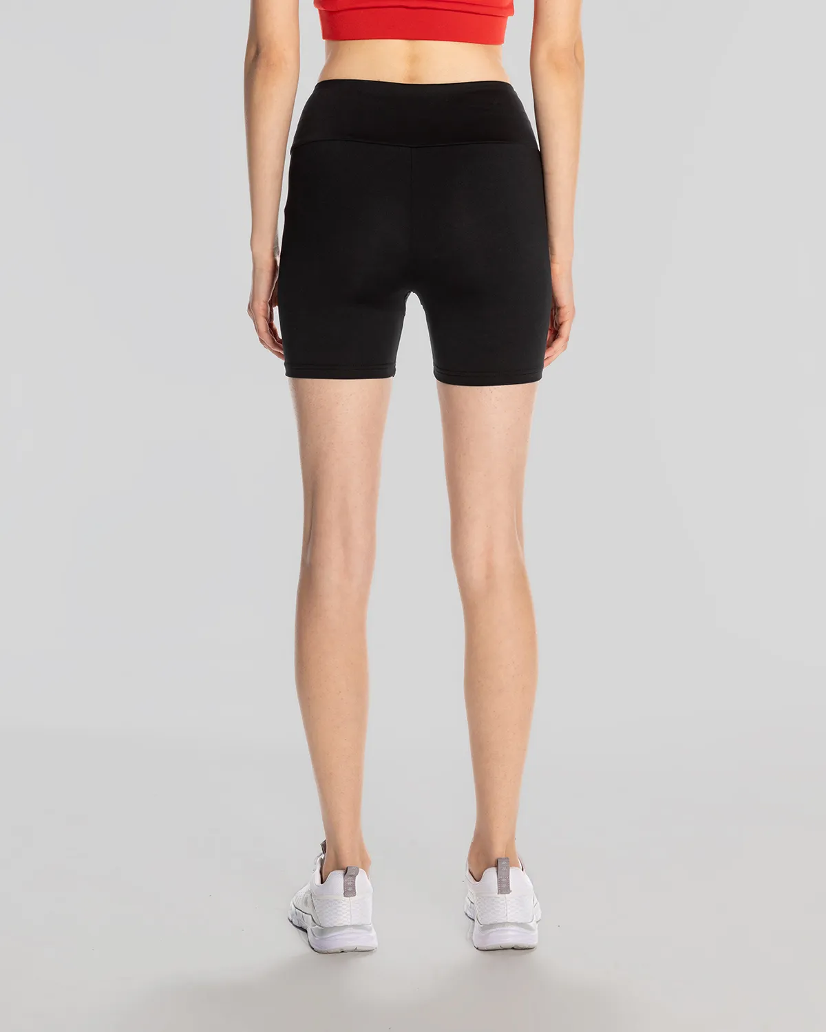 Siyah Survivor Woman Biker Tight Kadın Siyah Regular Fit Biker Tayt