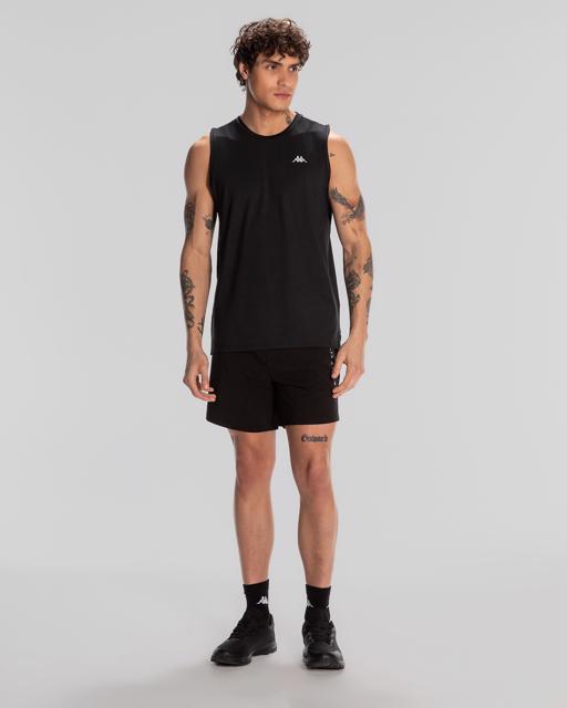 Siyah Edoro Tank Erkek Siyah Regular Fit Atlet - KAPPA® Türkiye