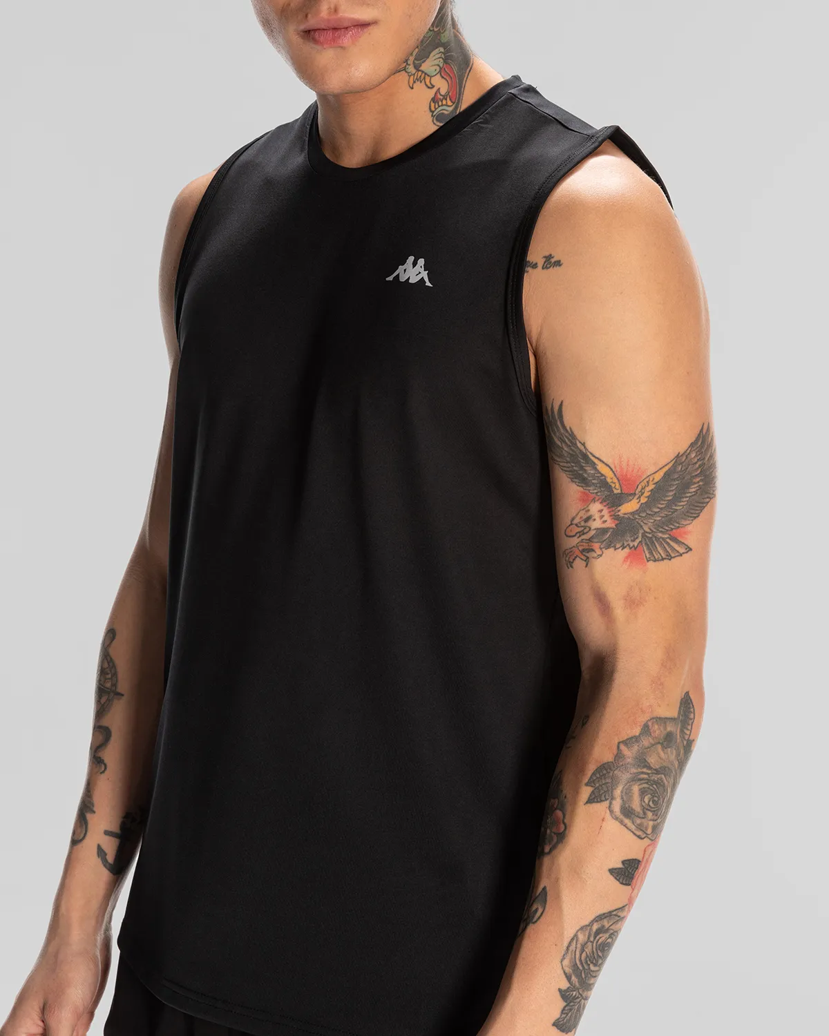 Siyah Edoro Tank Erkek Siyah Regular Fit Atlet