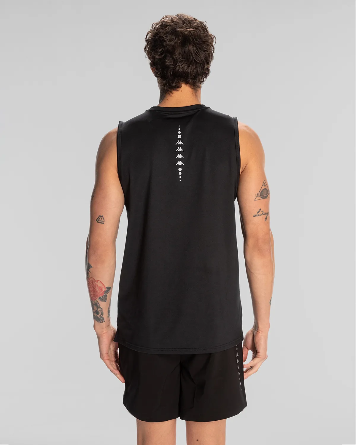 Siyah Edoro Tank Erkek Siyah Regular Fit Atlet