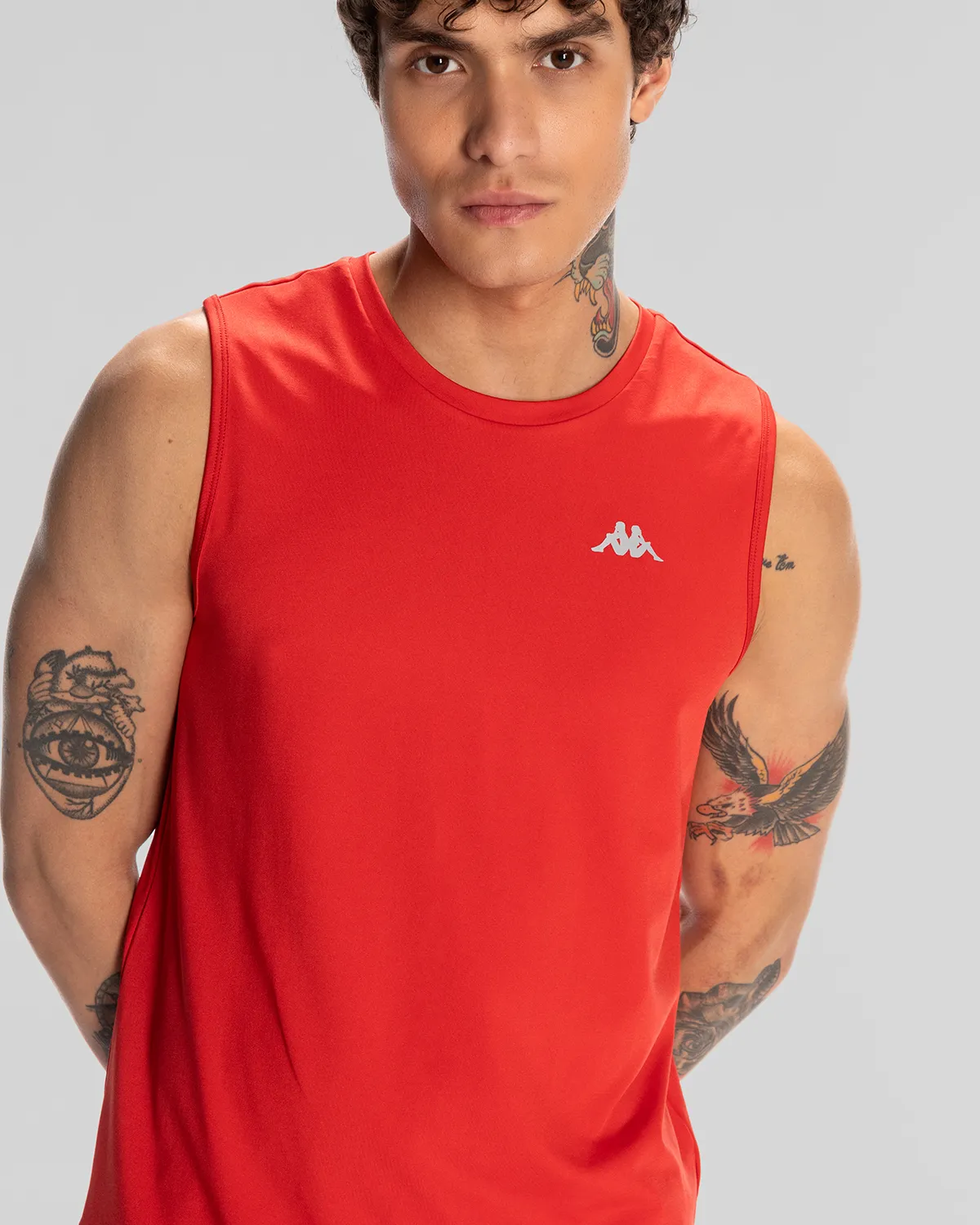 Kırmızı Edoro Tank Erkek Kırmızı Regular Fit Atlet