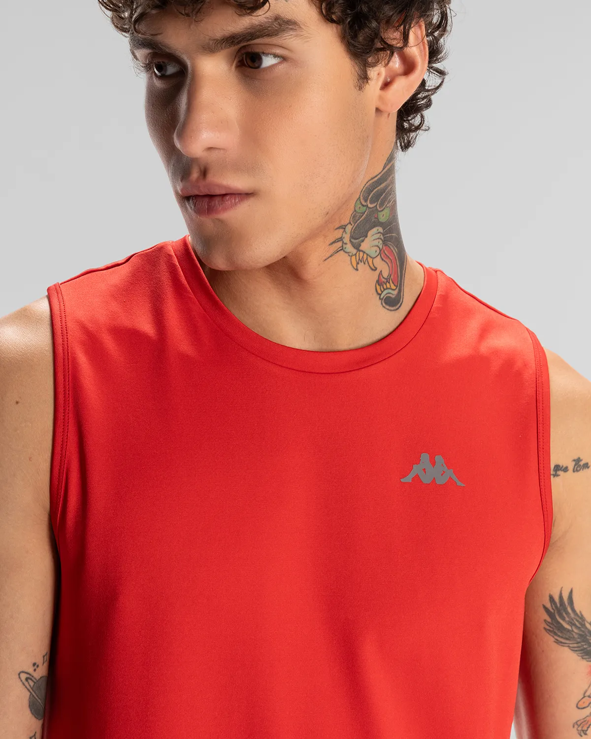 Kırmızı Edoro Tank Erkek Kırmızı Regular Fit Atlet