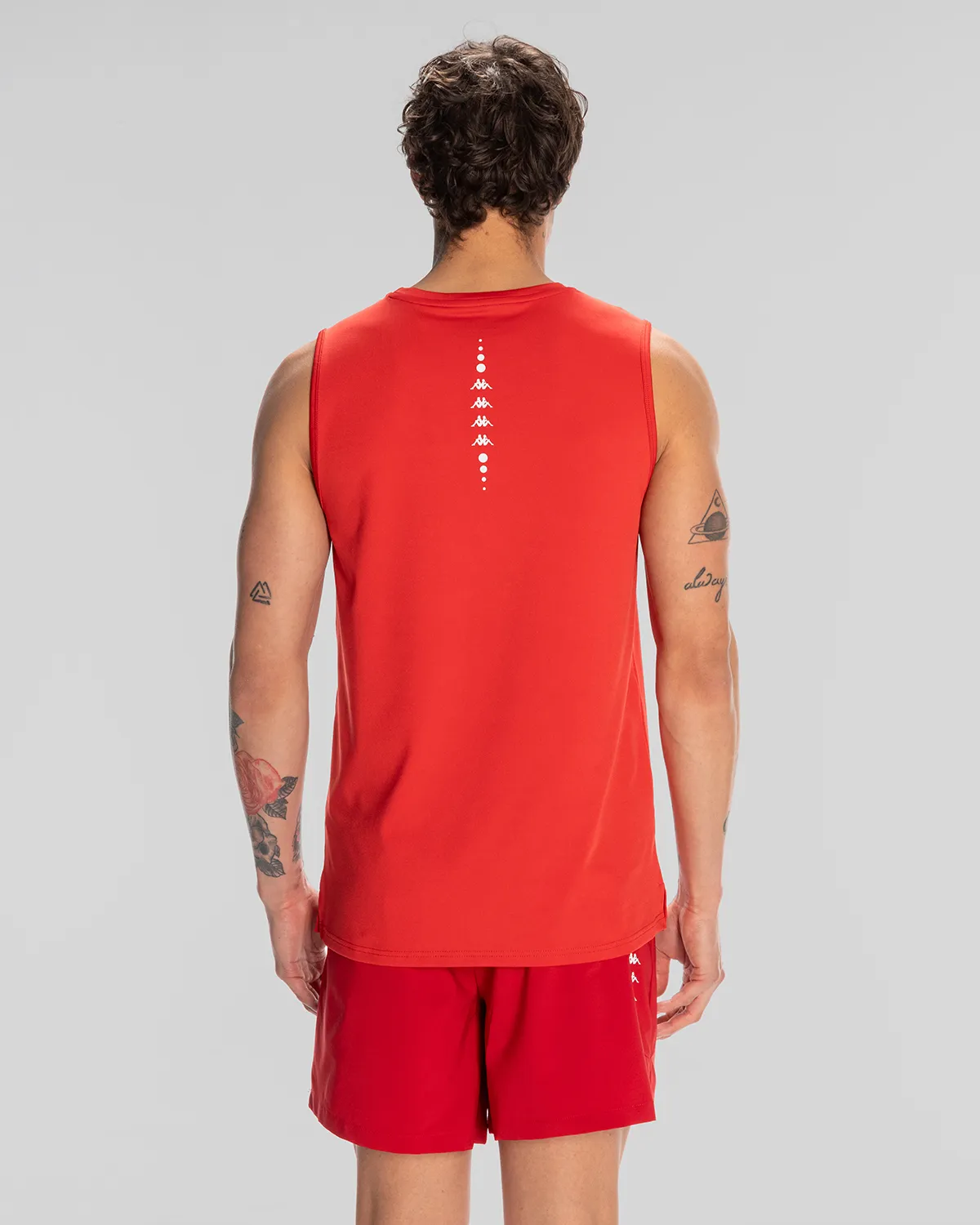 Kırmızı Edoro Tank Erkek Kırmızı Regular Fit Atlet