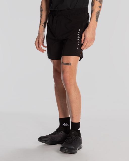Siyah Edoro Short Erkek Siyah Regular Fit Performance Şort - KAPPA® Türkiye