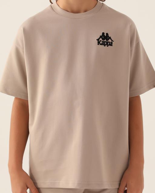 Bej Authentic Caden Erkek Çocuk Bej Regular Fit Tişört - KAPPA® Türkiye