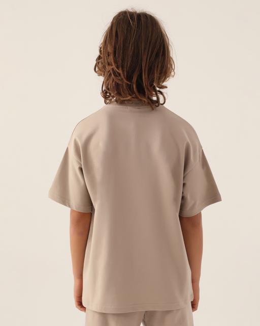 Bej Authentic Caden Erkek Çocuk Bej Regular Fit Tişört - KAPPA® Türkiye