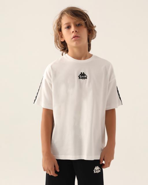 Bej Authentic Calvin Erkek Çocuk Ekru  Regular Fit Tişört - KAPPA® Türkiye
