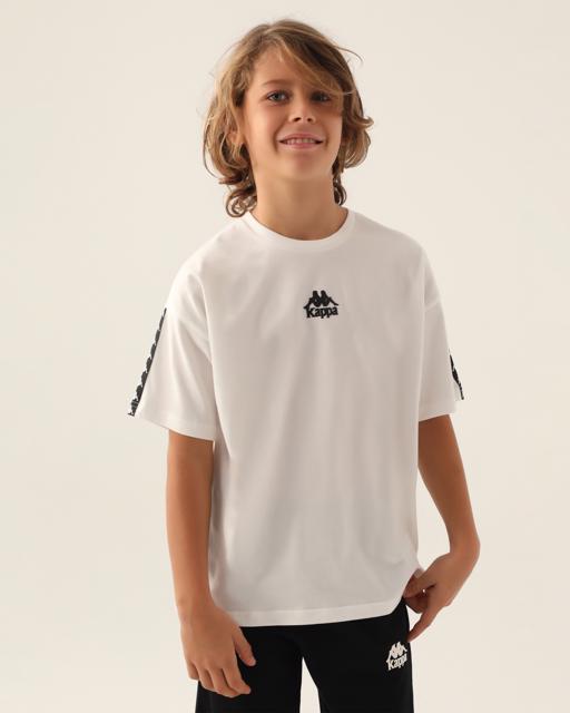 Bej Authentic Calvin Erkek Çocuk Ekru  Regular Fit Tişört - KAPPA® Türkiye