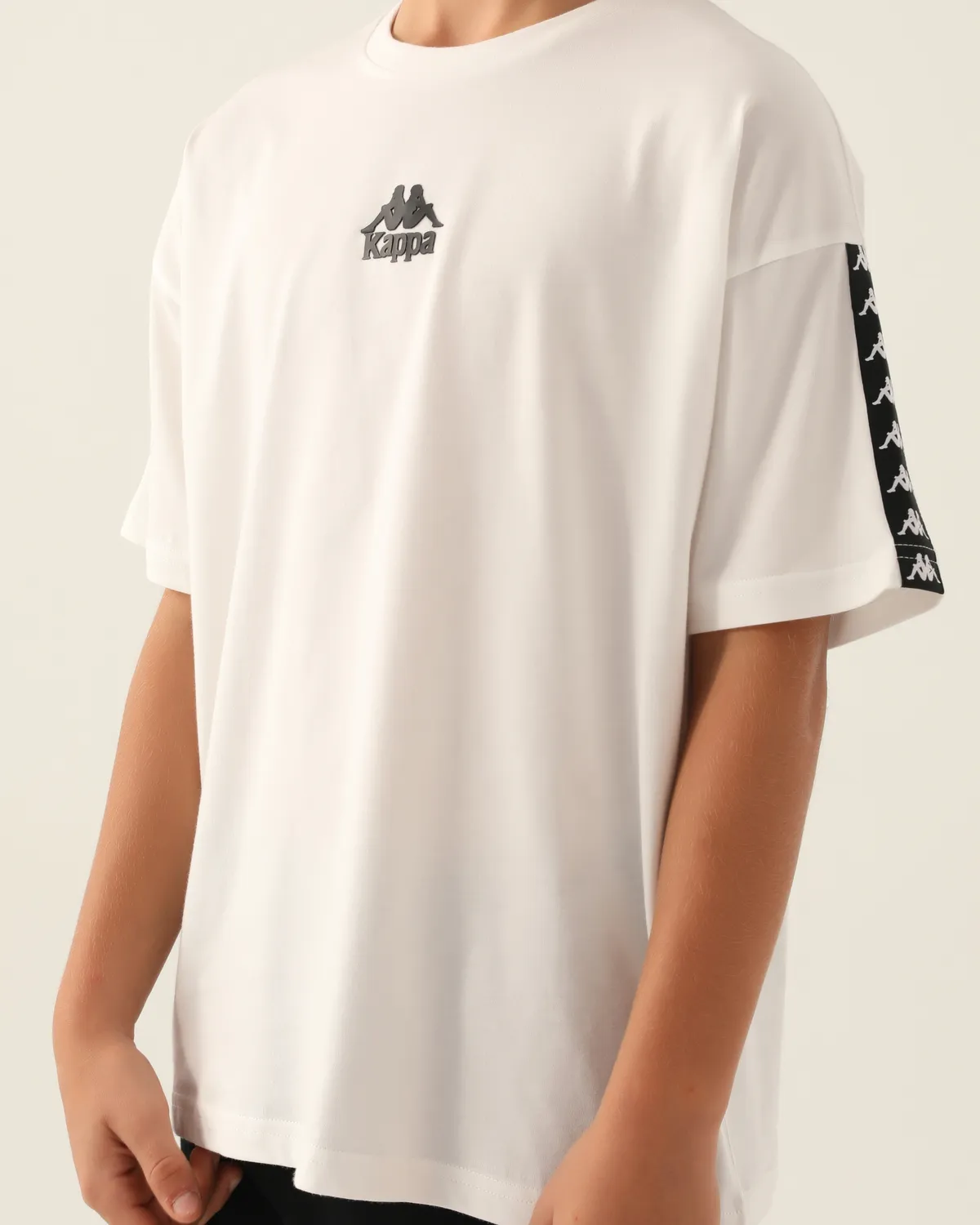 Bej Authentic Calvin Erkek Çocuk Ekru  Regular Fit Tişört