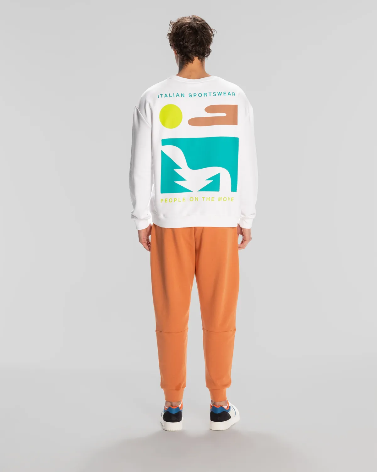 Beyaz Kappa Sport Floyd Sweatshirt Erkek Beyaz Comfort Sweatshirt