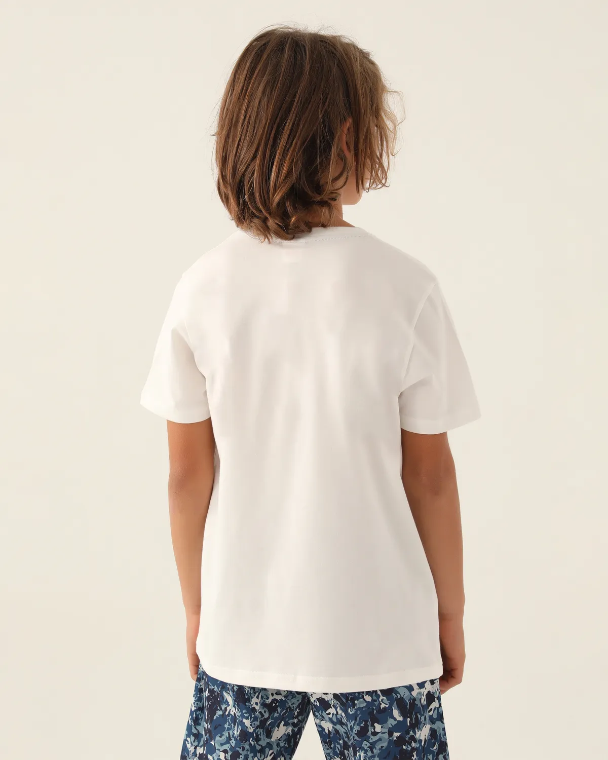 Beyaz Authentic Camden Erkek Çocuk Beyaz-Yeşil Regular Fit Tişört